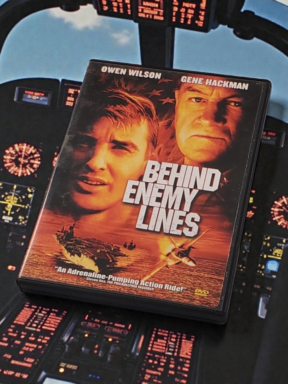 Behind Enemy Lines DVD 2001 Owen Wilson Gene Hackman War Action Movie Widescreen